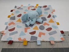 Parents Choice Elephant Lovey Plush Security Blanket Tags Shapes Stuffed Animal