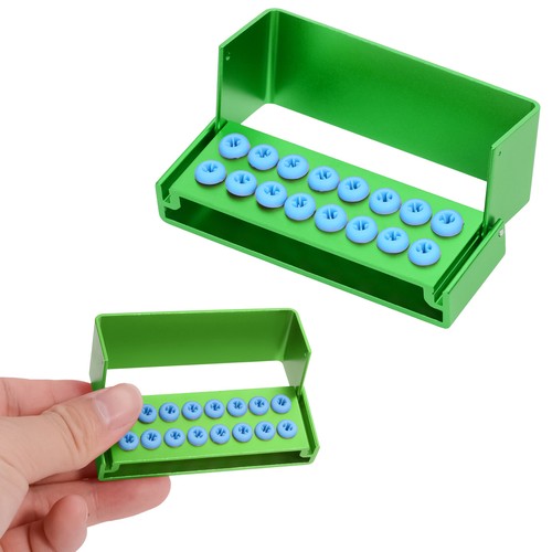 Soporte para fresas dentales 16H con funda de silicona estuche de desinfección en autoclave (3 piezas) - Imagen 4 de 12