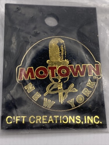 Sammlerstück Motown Cafe New York NY Pin Knopf Pinback neuwertig in Verpackung B4D