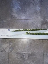 Home Essentials And Beyond Set of Two 16” White Porcelain Olive Dishes