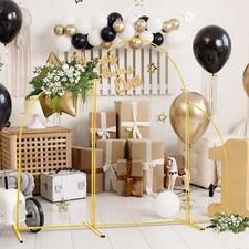 Biege Wedding Arch Cover  Golden Wedding Arch Backdrop Stand,Plant Climbing