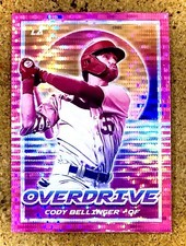 2021 Panini Chronicles Overdrive Baseball Pink Pulsar Cody Bellinger #19