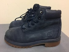 Timberland Premium Waterproof 3783A Navy Blue Boots Boys Kids US 13
