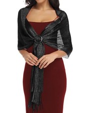 Black Shawls and Wraps for Evening Dresses Black Shawl for Women Black Shawl ...