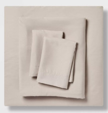 Garment Washed Microfiber Solid Sheet Set Room Essentials Gray Twin / XL Twin