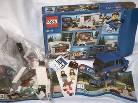 LEGO City 60117 Van & Caravan - with Minifigs and Manuals