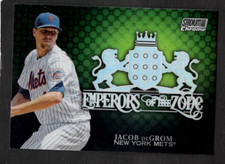 2020 Jacob DeGrom Stadium Club Chrome Baseball Emperors of the Zone Mets