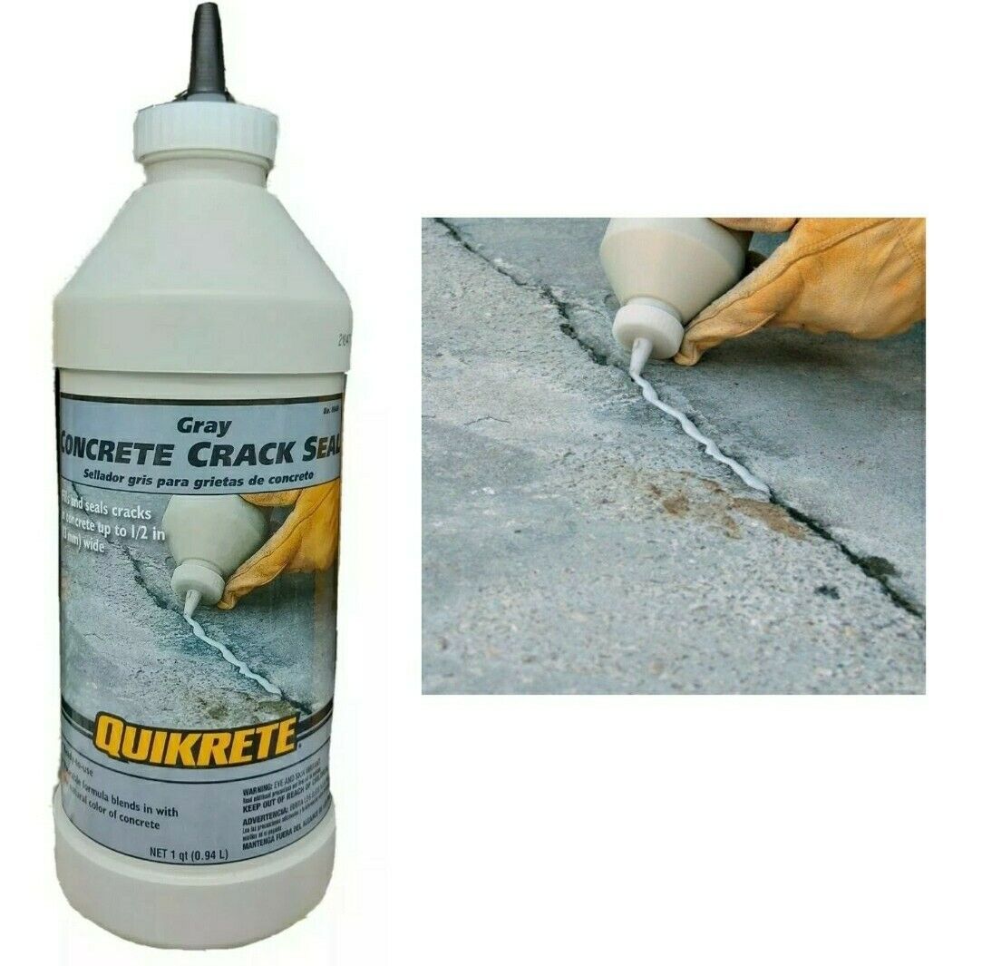 Quikrete Concrete Crack Seal Natural 1 Qt Gray (Lot Of 3)