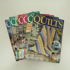 Lot of 7 Vintage Country Quilts Magazines Patchwork Sewing