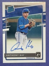 2020 Donruss Optic Anthony Kay Rated Rookies Signatures Blue Jays