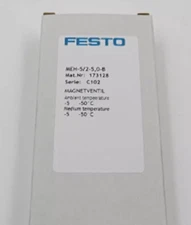 New In Box FESTO MEH-5/2-5,0-B 173128 SOLENOID VALVE PLC MODULE