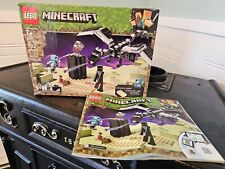 LEGO Minecraft The End Battle 21151 & Manual Incomplete Missing Pieces