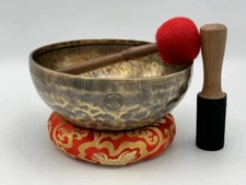 12 inches Stunning and rare Full moon singing bowl handmade in Nepal, Tibetan