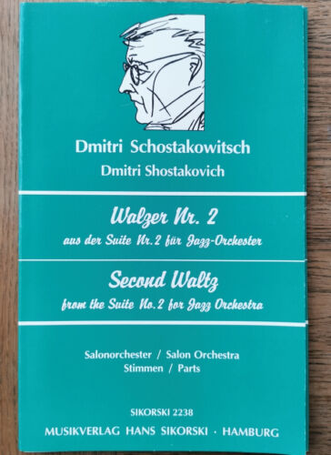Dmitri Shostakovich - Second Waltz from jazz suite 2 for salon Orchestra - Afbeelding 1 van 2