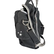 Ju-Ju-Be Black Diaper Bag Multiple Pockets Compartments For Baby Essentials