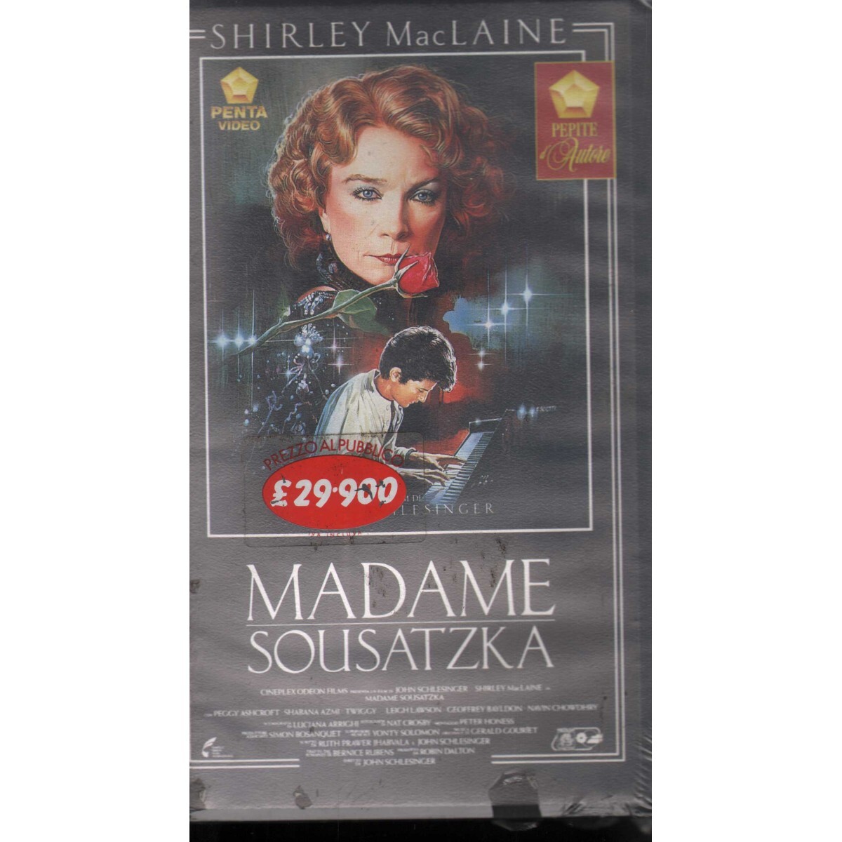 Madame Sousatzka VHS John Schlesinger Univideo - 1002402 Sealed