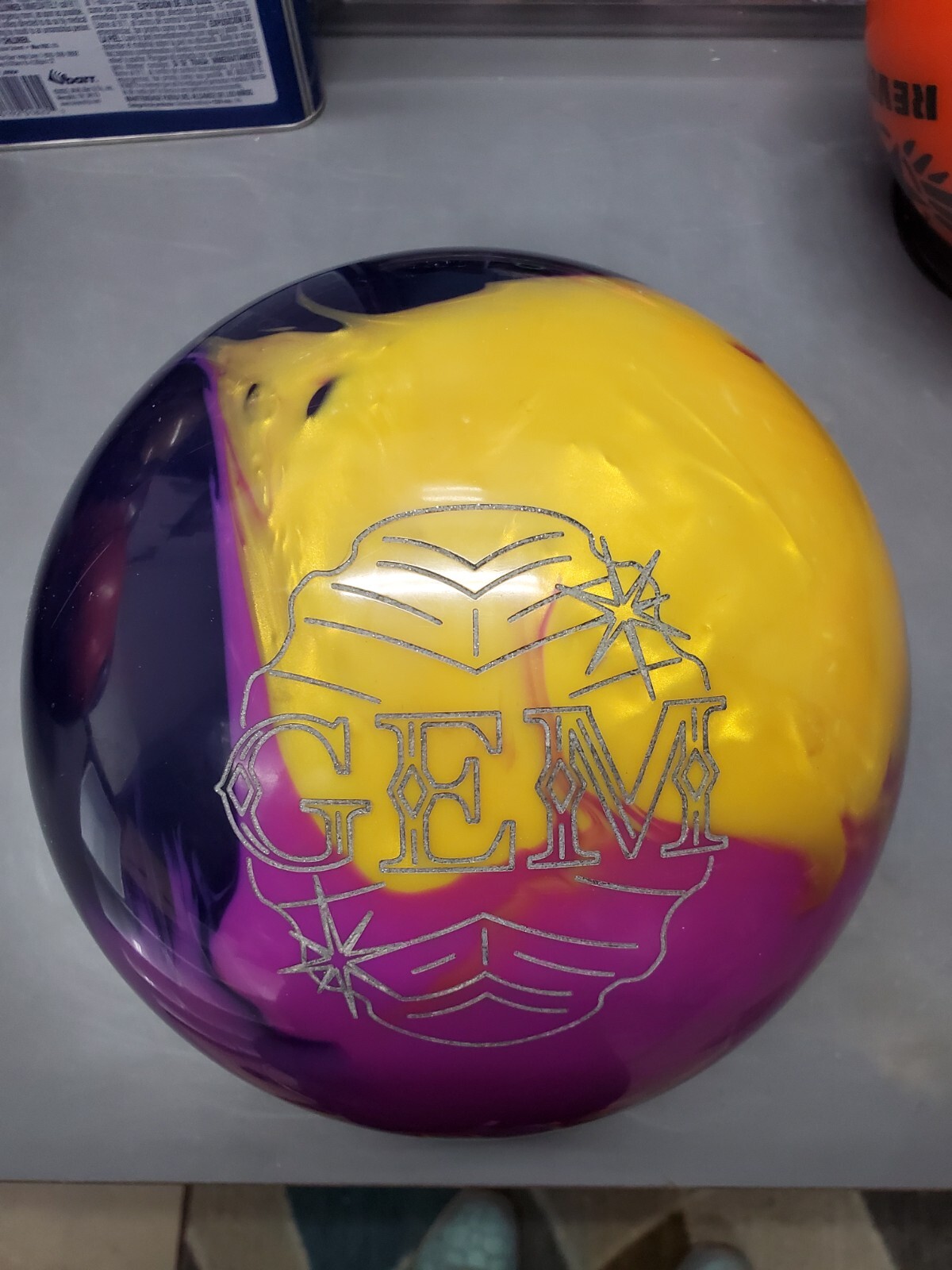 15lb Overseas Gem Hybrid Roto Grip Bowling Ball Drilled eBay