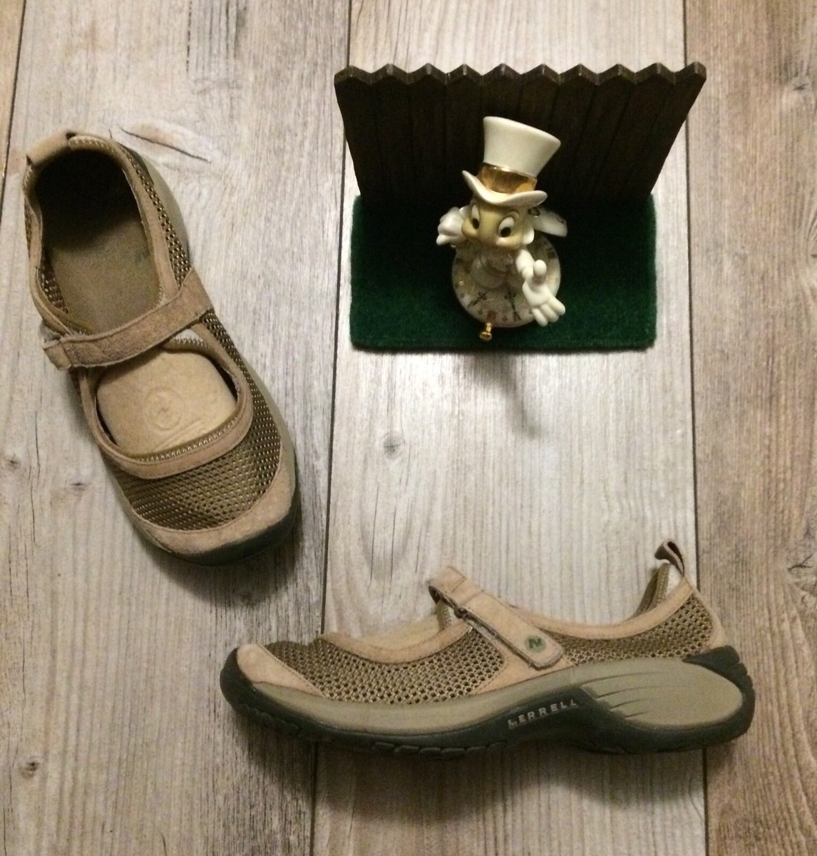 Merrell Encore Strap MJ Beige Mary Jane Slip On Mesh Shoes