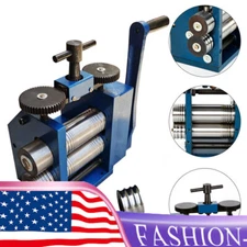 Manual Combination Rolling Mill Machine Jewelry Metal Tools Equipments NEW 75mm
