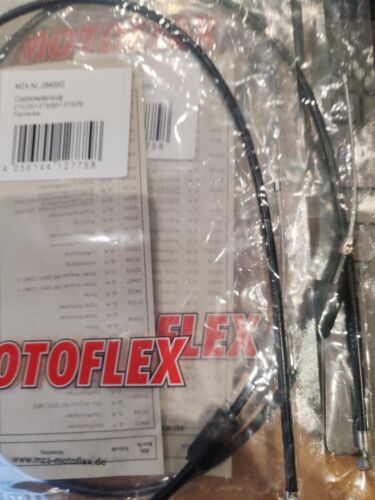 MZ ETS 125 150 250 THROTTLE CABLE LOW HANDLEBAR 980 MM MZA GERMANY BRAND NEW - Picture 2 of 2