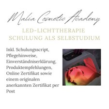 LED Lichttherapie Schulung als Selbststudium inkl. Zertifikat