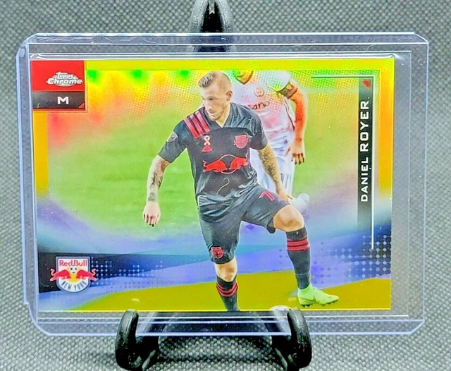 2021 Topps Chrome MLS DANIEL ROYER #17 GOLD REFRACTOR SSP #15/50 NY Red Bulls