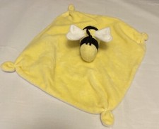 Burts Bees Baby Bumblebee Lovey Yellow Security Blanket Knotted Stuffed Animal