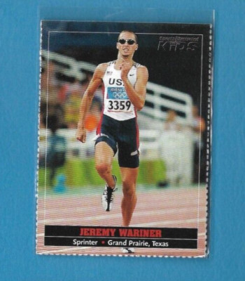 2005 SI Sports Kids JEREMY WARINER RC, Sprinter Track Field Summer Olympics #496