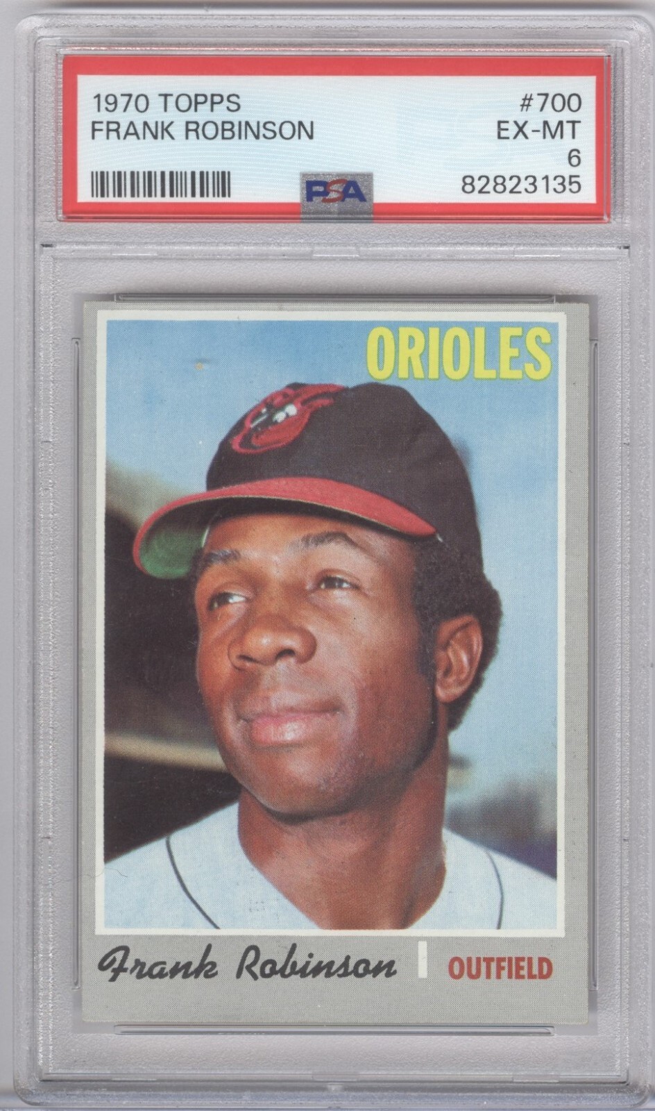 FRANK ROBINSON 1970 TOPPS #700 PSA GRADE 6 EX-MT 82823135  HOF!!!