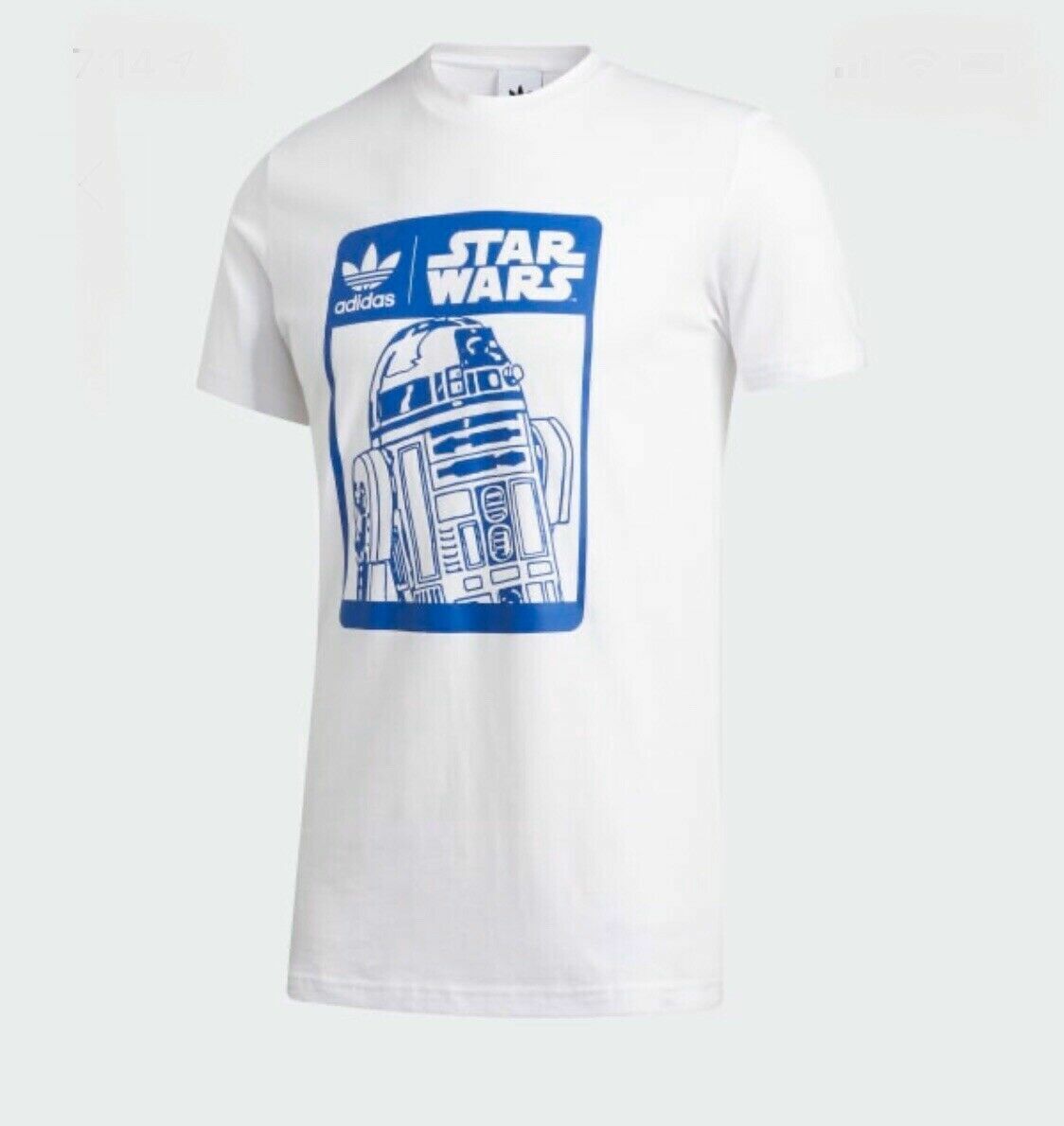 Adidas Originals Star Wars R2-D2 Box Logo T-Shirt Men's Adidas Originals Star Wars R2-D2 Box Logo T-Shirt Men's