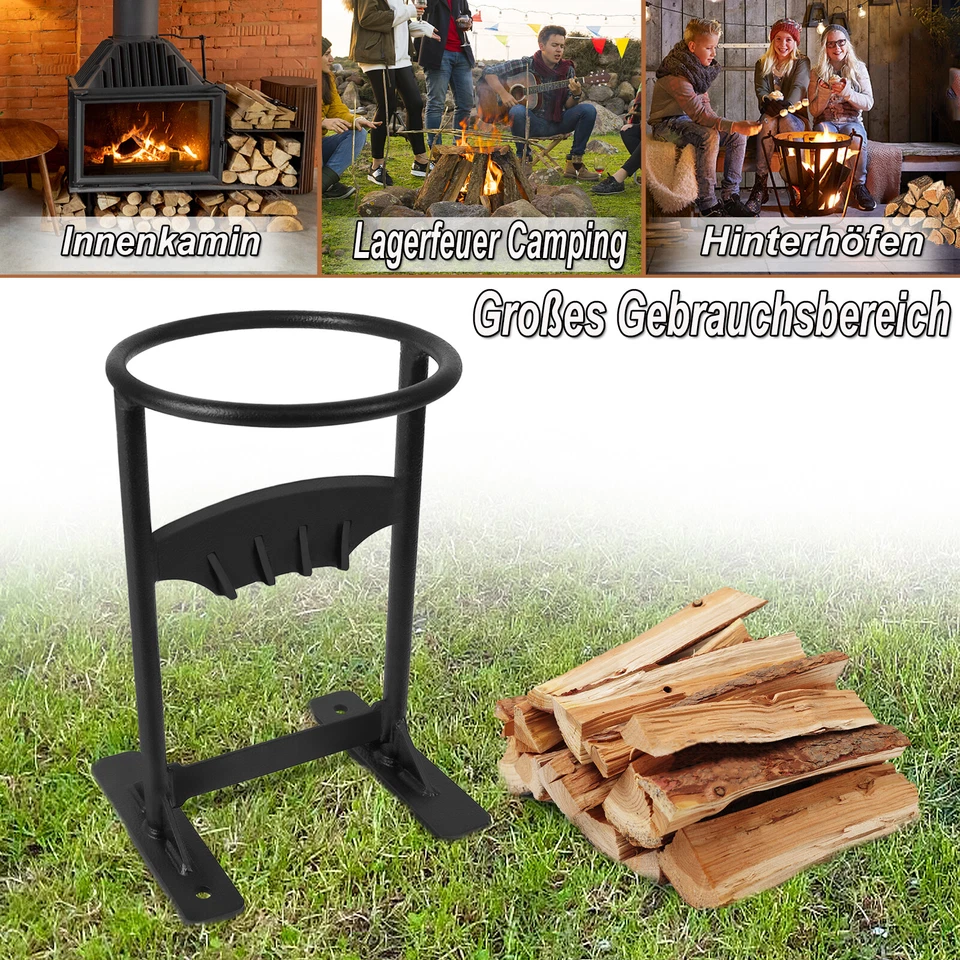 Spaccalegna manuale tronco legna da ardere spaccalegna strumento spaccalegna  - Immagine 4 di 4