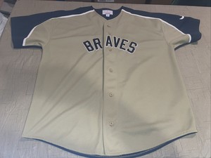 yellow atlanta braves jersey
