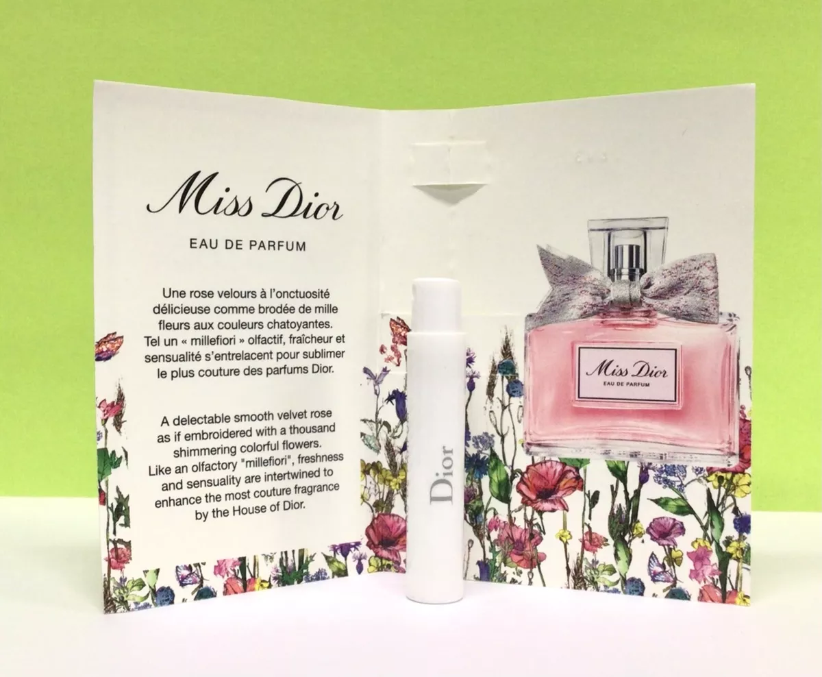 Miss dior online sample set