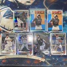 Bowman SF Giants Lot Luciano Aqua Hi-Fi Futures /125 and Refractor, Bart Rookie,