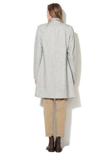 Vila Light Grey Coat Size Small UK 10 rrp £90 DH8 TT 01 - Picture 5 of 6