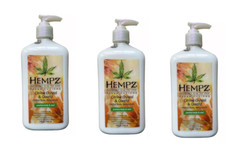 LOT OF 3 PACK Hempz Citrine Crystal & Quartz Body Moisturizer 17 oz FREE SHIP