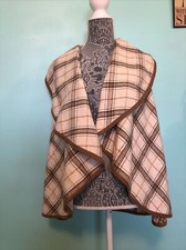 Altar'd State Women Ivory Asymmetrical Cardigan S