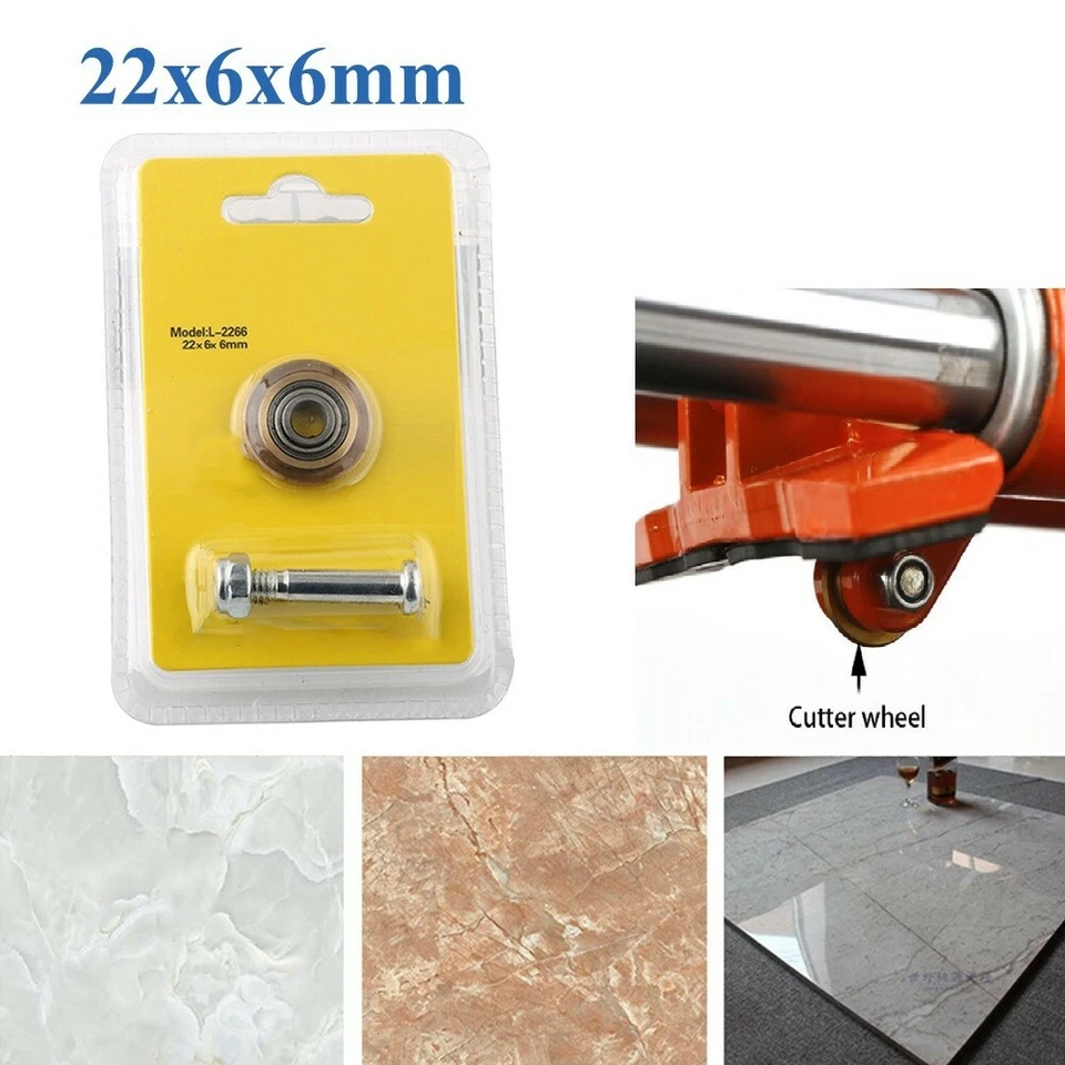 Tungsten Carbide Bearing Tile Ceramic Cutting Wheel Cutter Spare Blade-22x6x6mm - Image 4 of 4