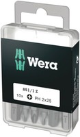 Wera 851/1 Z Diy Bits, Ph 2 X 25 Mm, 10-Teilig 05072401001