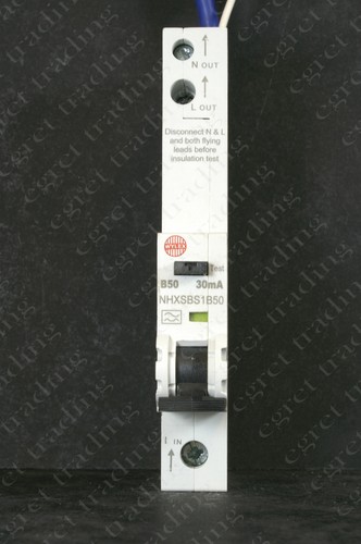 Wylex NHXSBS1 30mA RCBO Range Circuit breaker - type A - TESTED - Picture 8 of 14