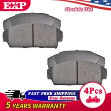 4pc Front Ceramic Brake Pads for Acura Legend Integra Honda Civic Accord Prelude