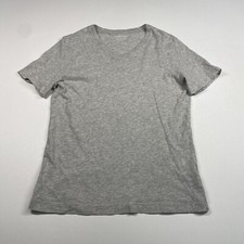 Banana Republic Shirt Men S-M Gray Short Sleeve Premium Wash Tee See Description