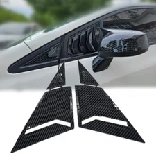 Carbon Fiber Front Window Scoop Louver Cover For Honda Civic G9 9th 2011-2015 US