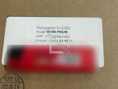 1PCS NEW Masoneilan Valve Positioner SVI1000/PR/G/IM