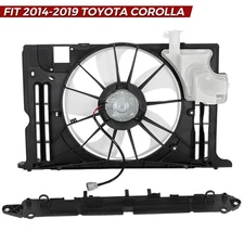 For 2014-2019 Toyota Corolla SE LE XSE Radiator Condenser Cooling Fan Assembly