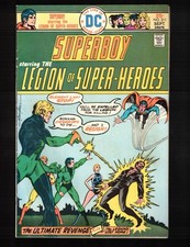 Superboy Legion of Super-Heroes 211 Element Lad vs Roxxas Fine 1975 DC Comic