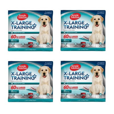 Simple Solution Extra Large Puppy Training Pads   Leak-Proof Disposable Pe