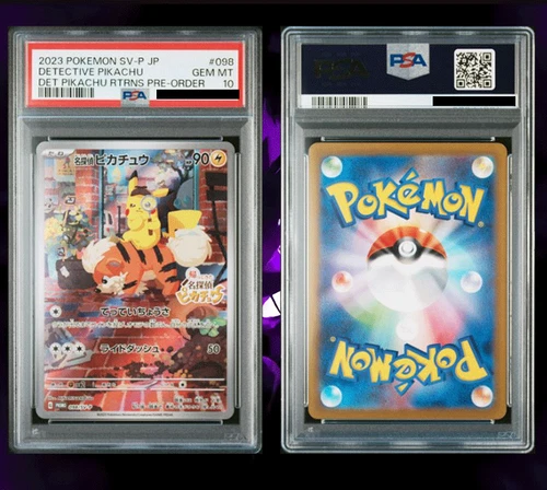 New ListingPSA 10 Detective Pikachu - 098/SV-P Sv-P Promotional Cards Holo (Japanese)