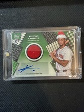 2025 Topps Holiday - Relic Auto Kristian Campbell #HRA-KC (MEM, RC) /10