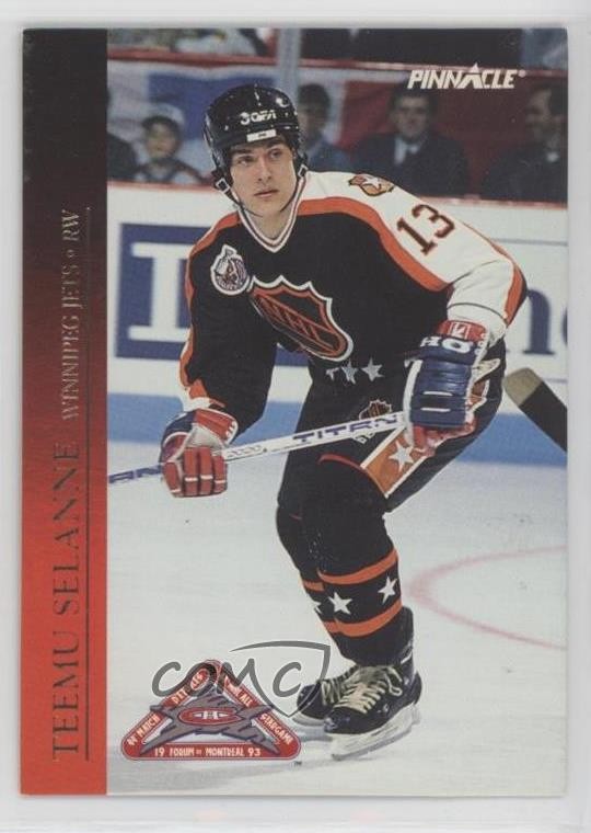 1993-94 Pinnacle All-Stars Canadian Teemu Selanne #32 HOF 0sf1